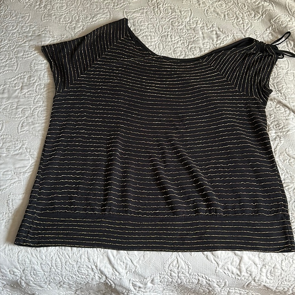 Vintage Torrid OffShoulder Sheer Top Size 4 (24/26)